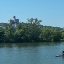 Trenčianský hrad se tyčí také nad řekou Váh