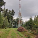 Lysina (506 m) byla posledním kopcem, z ní jsme sjeli do Ústí a domů se vrátili vlakem.